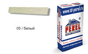 Затирка для швов PEREL RL 5405 белая зимняя, 25 кг