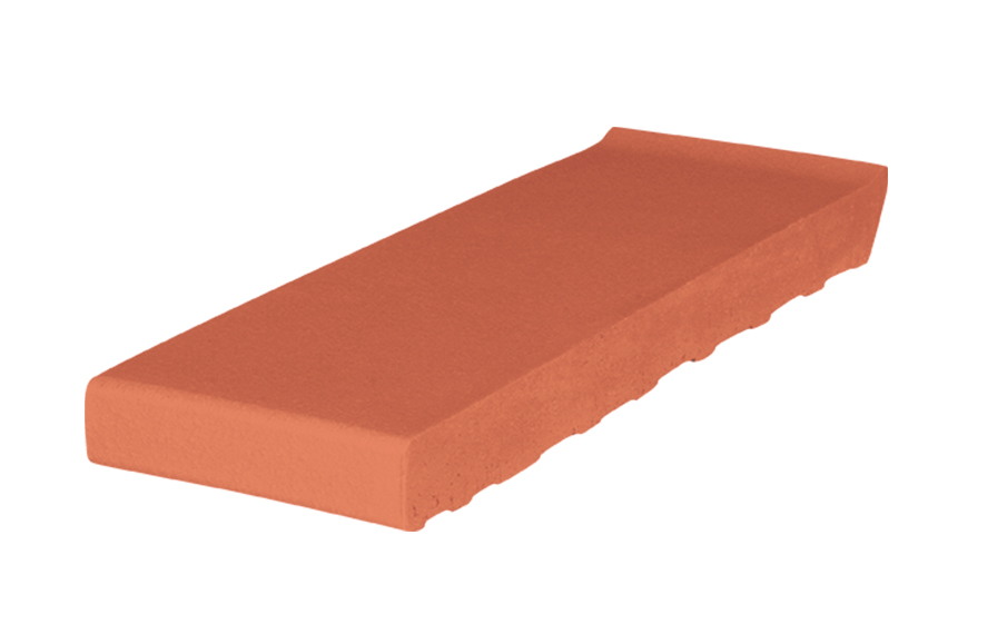 Клинкерный подоконник KING KLINKER Tytan Рубиновый красный (01), 240*150*28 мм