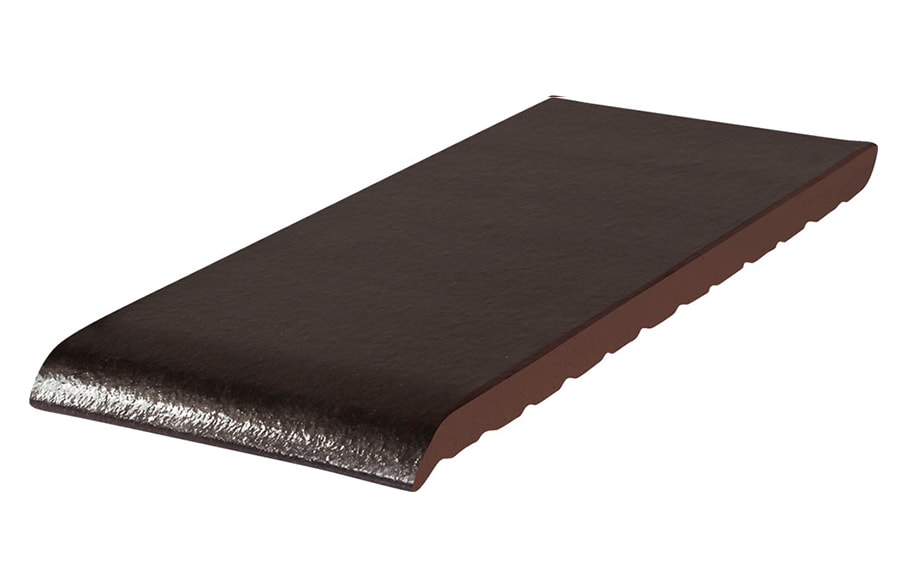 Клинкерный подоконник KING KLINKER Ониксовый черный (17), 245*120*15 мм