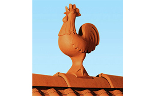 Декоративный элемент BRAAS Кровельный петух, черный