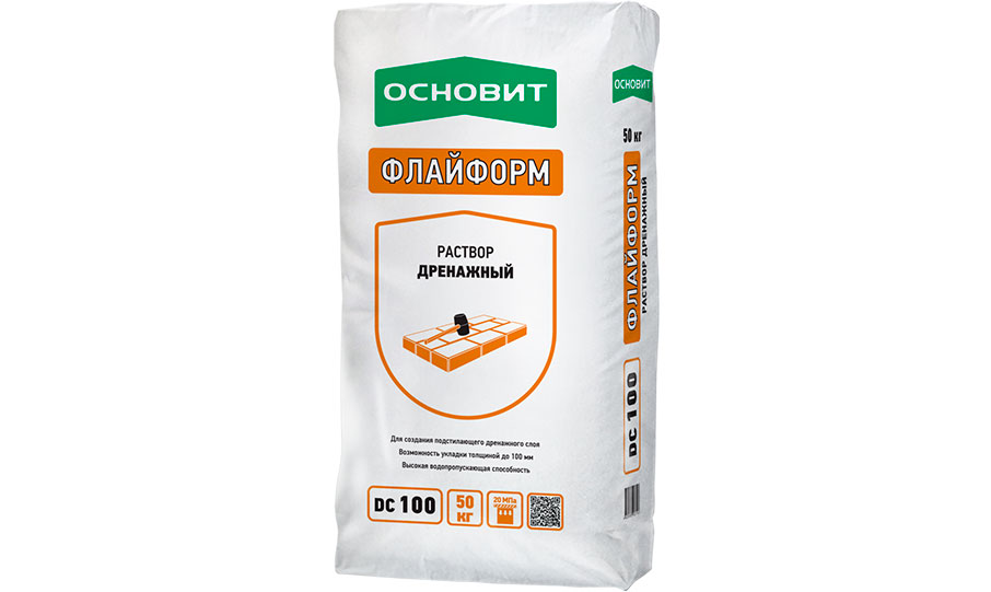 Дренажный раствор ОСНОВИТ ФЛАЙФОРМ DC100, 1000 кг