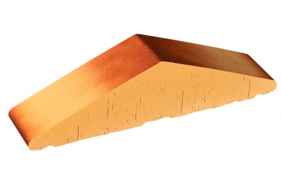 Клинкерный заборный элемент полнотелый KING KLINKER Пустынная роза тон (11), 310/250*65*78 мм