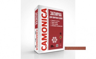 Затирка для широких швов Camonica ЗШ "Махагон" RAL 8016, 25 кг