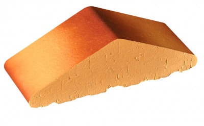 Клинкерный заборный элемент полнотелый KING KLINKER Пустынная роза тон (11), 180/120*65*58 мм