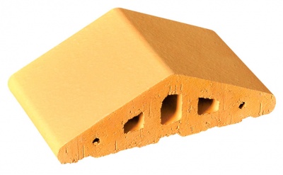 Клинкерный заборный элемент KING KLINKER Пустынная роза тон (11), 180/120*100*58 мм