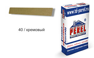 Затирка для швов PEREL RL 0440 кремовая, 25 кг