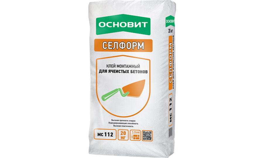Клей монтажный ОСНОВИТ СЕЛФОРМ МС 112 (ранее серия Т-112), 20 кг