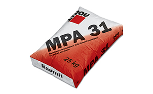 Известково-цементная фасадная штукатурка Baumit MPA 31, 25 кг