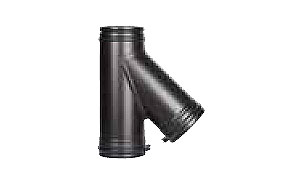 Тройник SCHIEDEL PERMETER 25 45 град. серый, D 250/300 мм