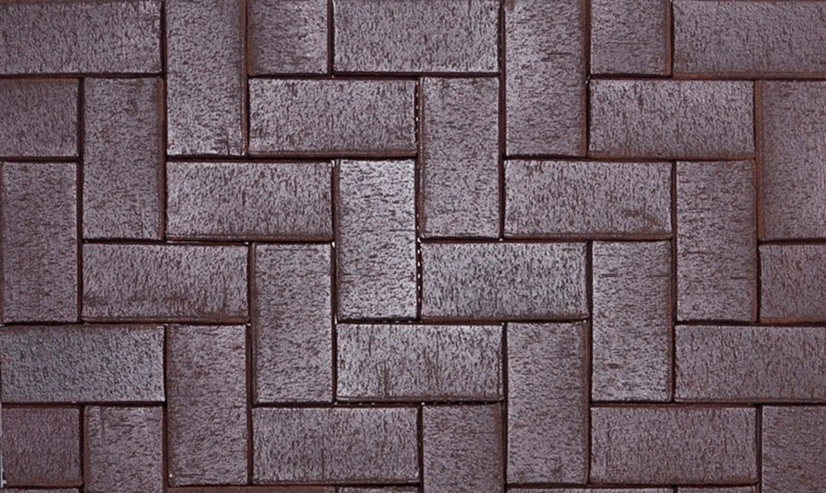 Тротуарная клинкерная брусчатка Feldhaus Klinker P609 umbra ferrum, 200*100*40 мм