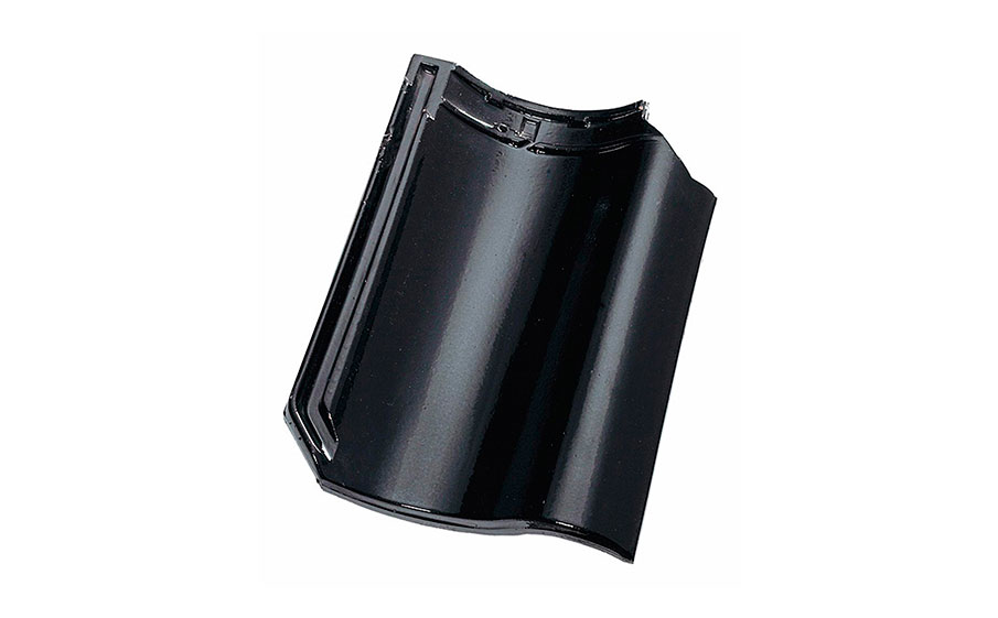 Керамическая черепица рядовая Koramic OVH Black Glazed