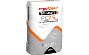 Штукатурка цементная Стройбриг Танилит PC7.5, 25 кг