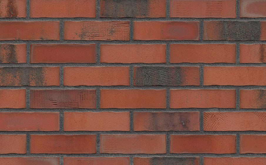 Клинкерная фасадная плитка KING KLINKER Old Castle Old factory (HF50) под старину WDF, 215*65*14 мм