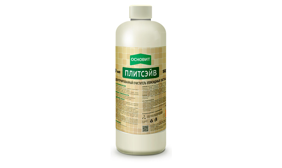 Концентрированный очиститель эпоксидных остатков ОСНОВИТ ПЛИТСЭЙВ SЕ1 Р, 0,5 л