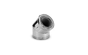 Отвод SCHIEDEL KERASTAR 45 град., D 160 мм