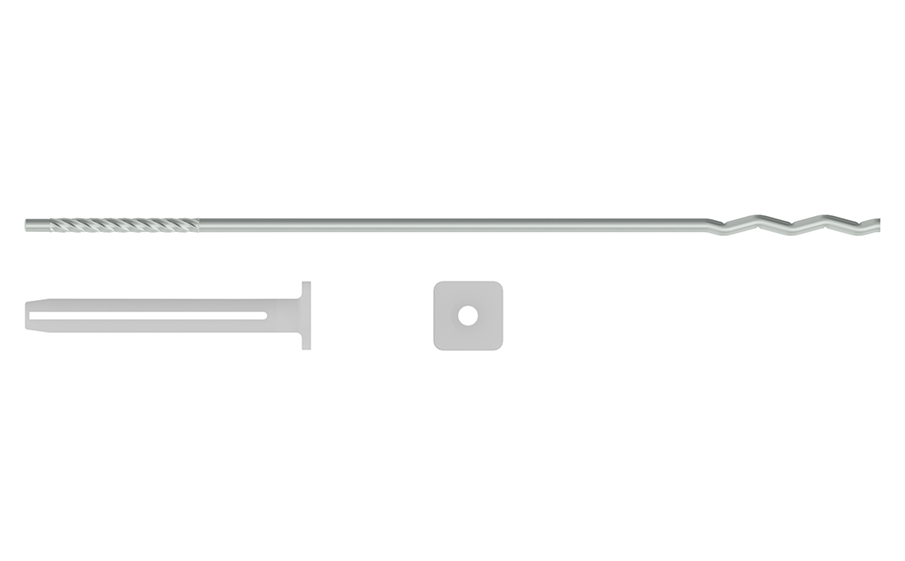 Металлическая гибкая связь TERMOCLIP МГС 2 MT E, 4*295 мм