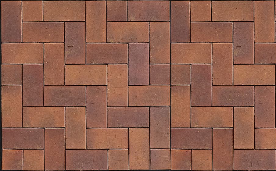 Тротуарная клинкерная брусчатка Muhr №07 Herbstlaub, 240*118*71 мм