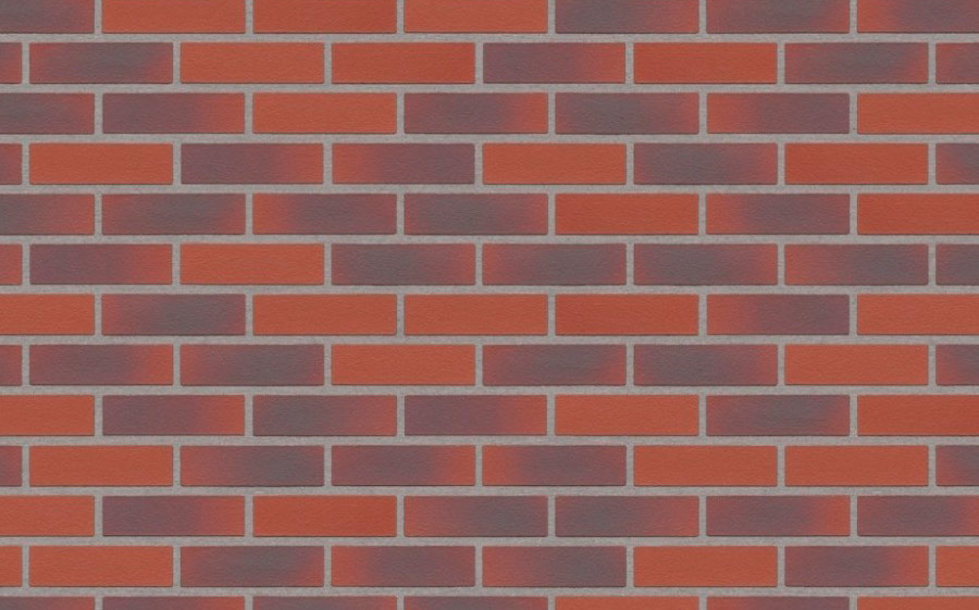 Клинкерная фасадная плитка Feldhaus Klinker R356 Classic carmesi antic liso, 240*71*9 мм