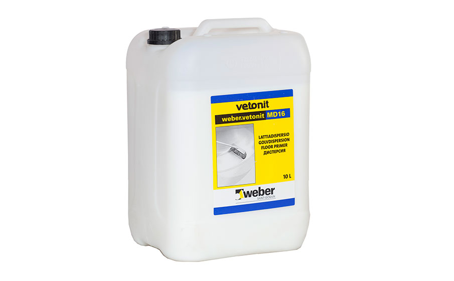 Грунтовка-концентрат weber.vetonit MD16, белый, 10 л