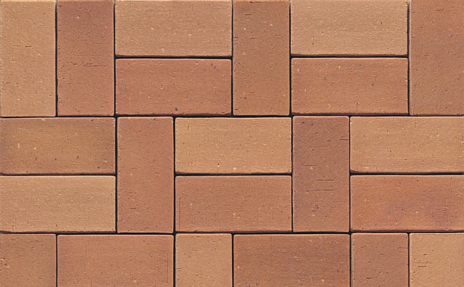 Тротуарная клинкерная брусчатка Muhr №08 Lachsrot, 240*55*52 мм