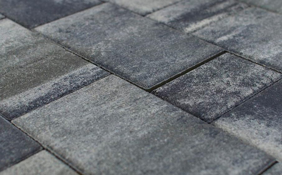 Плитка тротуарная BRAER Старый город Ландхаус Color Mix тип 8 "Вечер", 80/160/240*160 мм