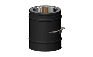 Шибер SCHIEDEL PERMETER 25 черный, D 200/250 мм