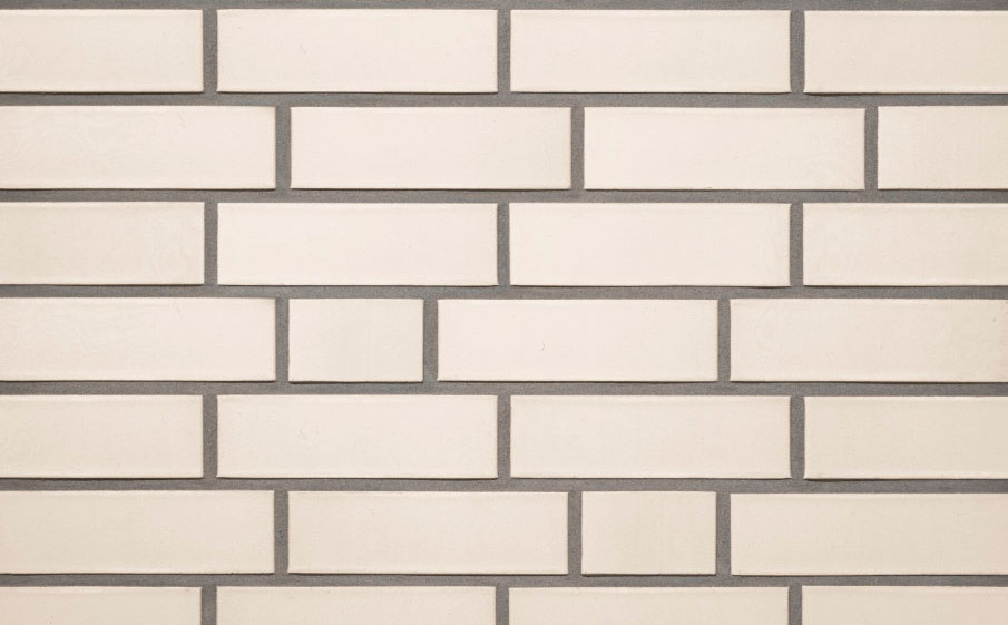 Кирпич клинкерный полнотелый Roben Oslo perlweiss glatt, 240*115*71 мм