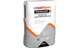 Штукатурка известково-цементная Стройбриг Танилит PLC 2.5 MW, 25 кг