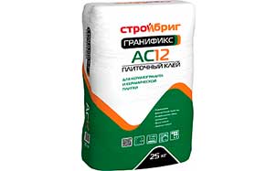 Плиточный клей Стройбриг Гранификс AC12, 25 кг