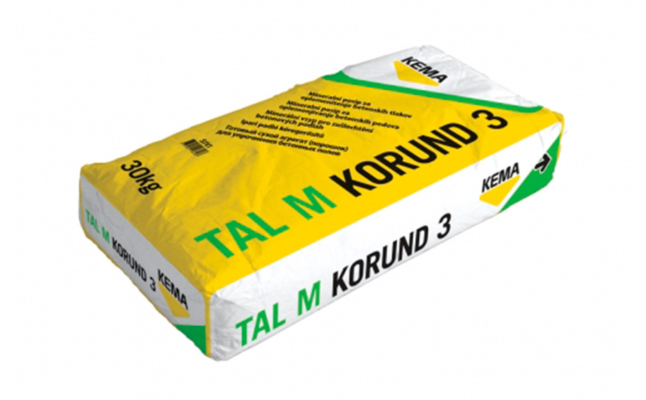 Минеральный упрочнитель для бетонных оснований KEMA Tal M Korund серый, 30 кг