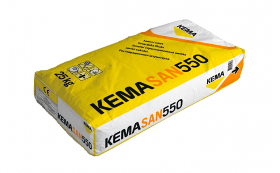 Реставрационная штукатурка KEMA KEMASAN 550, 25 кг