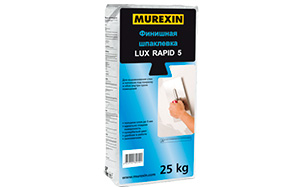 Финишная шпаклевка MUREXIN Lux Rapid 5, 25 кг
