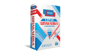 Шпаклевка РЕАЛ серая, 20 кг