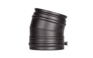 Отвод SCHIEDEL PERMETER 50 15 град. серый, D 250/350 мм