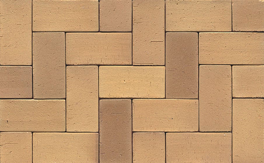 Тротуарная клинкерная брусчатка Muhr №06 Hellbraun-bunt, 240*118*71 мм