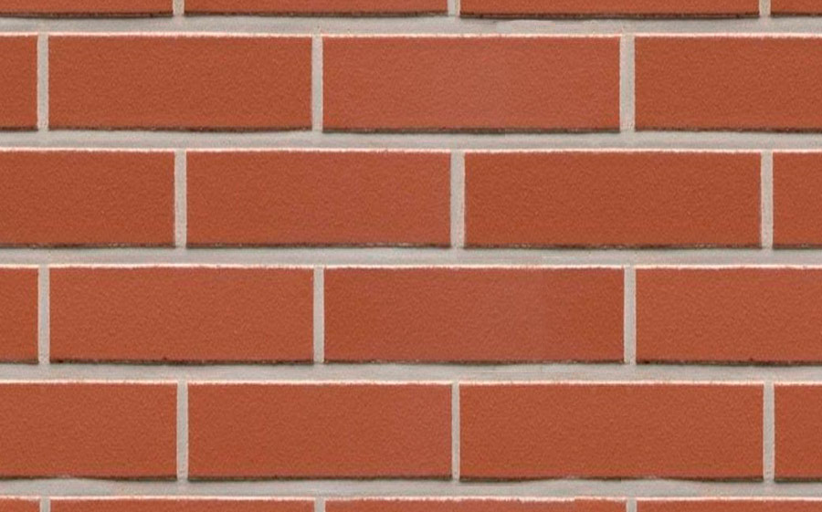 Клинкерная фасадная плитка Feldhaus Klinker R400 Classic carmesi liso, 240*52*9 мм