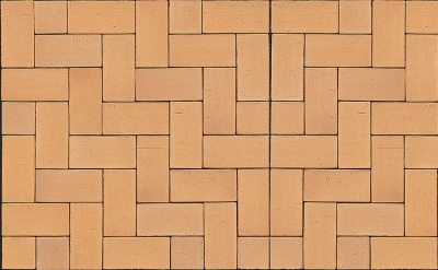 Тротуарная клинкерная брусчатка Muhr №02 Gelb-bunt, 240*55*52 мм