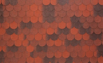 Гибкая черепица TEGOLA NOBIL TILE Верона красный с отливом
