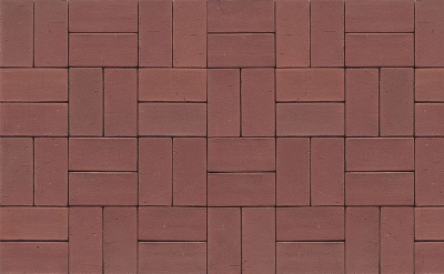 Тротуарная клинкерная брусчатка Muhr №03 Naturrot, 240*118*71 мм
