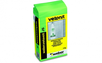 Шпаклевка финишная weber.vetonit JS, белая, 5 кг