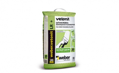 Шпаклевка финишная weber.vetonit LR+, белая, 20 кг