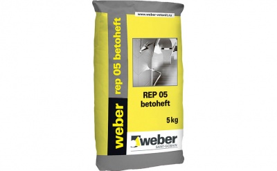 Цементный раствор weber.vetonit REР 05, серый, 5 кг
