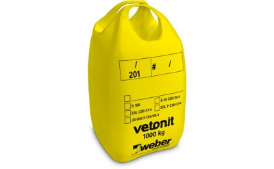 Сухой бетон weber.vetonit С100 (S 100) серый, 1000 кг
