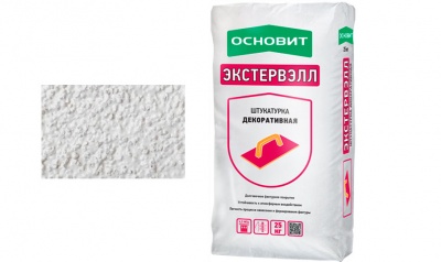 Штукатурка декоративная ОСНОВИТ ЭКСТЕРВЭЛЛ OM-2.5 WS "шуба", 25 кг